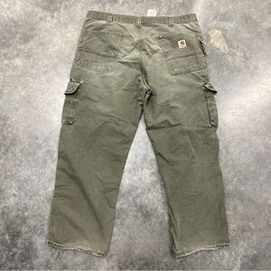 Carhartt Men's Green Cargo Pants B260-DOL 38X30 Measurement